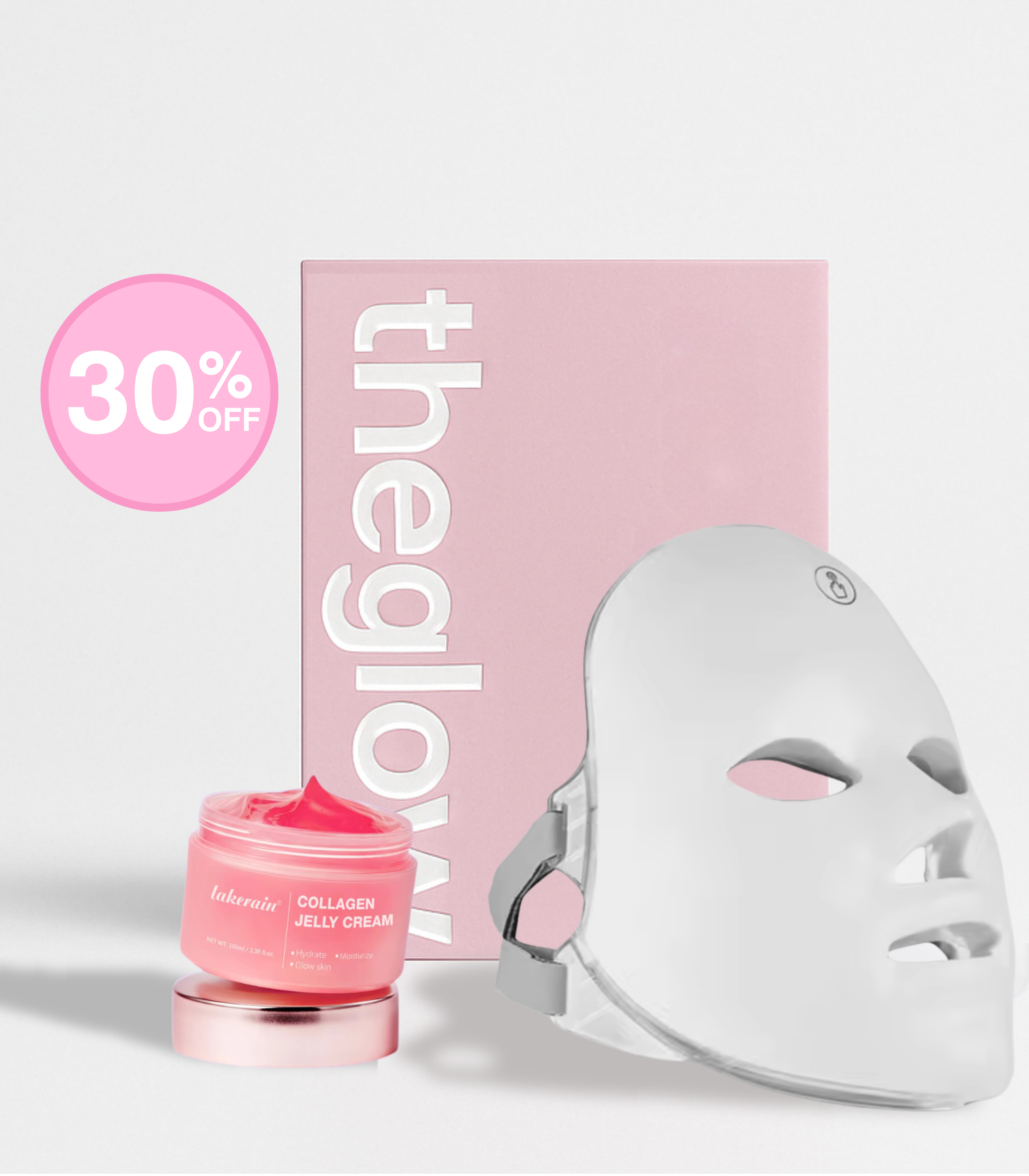 THEGLOW™ LED MASK + JELLY SET