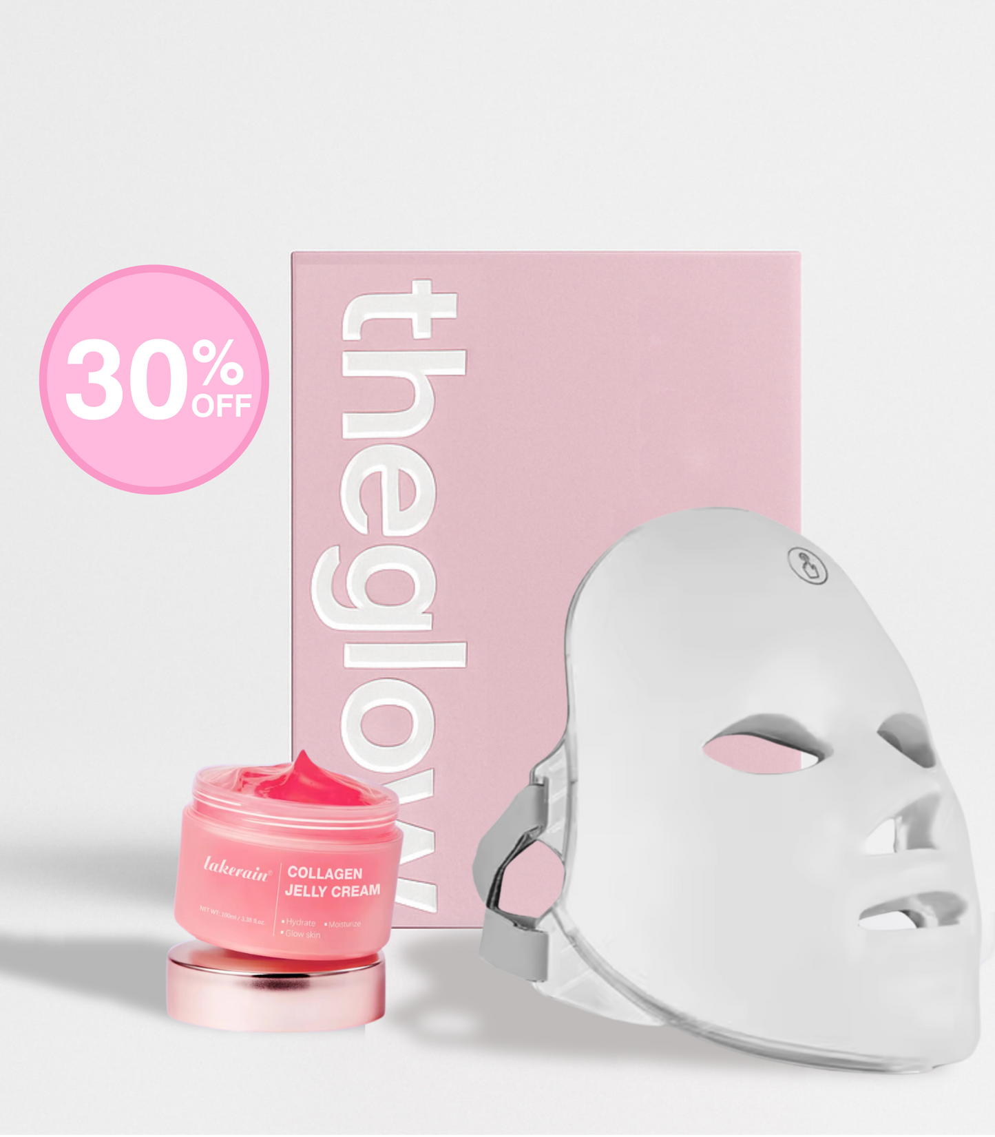 THEGLOW™ LED MASK + JELLY SET